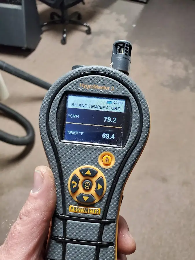 Moisture meter humidity assessment for Fire & Smoke Damage Restoration in Seven Corners